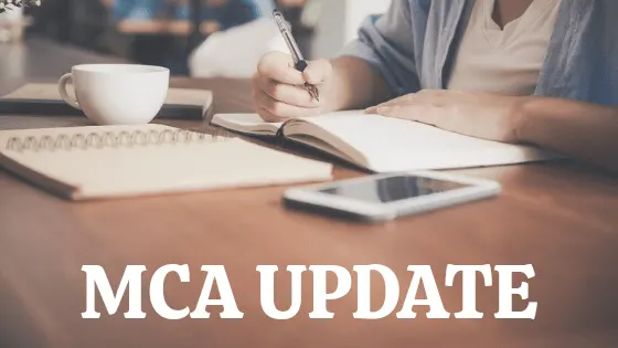 MCA Update on Pending Statutory Filings: Understanding the CCFS-2026 Scheme